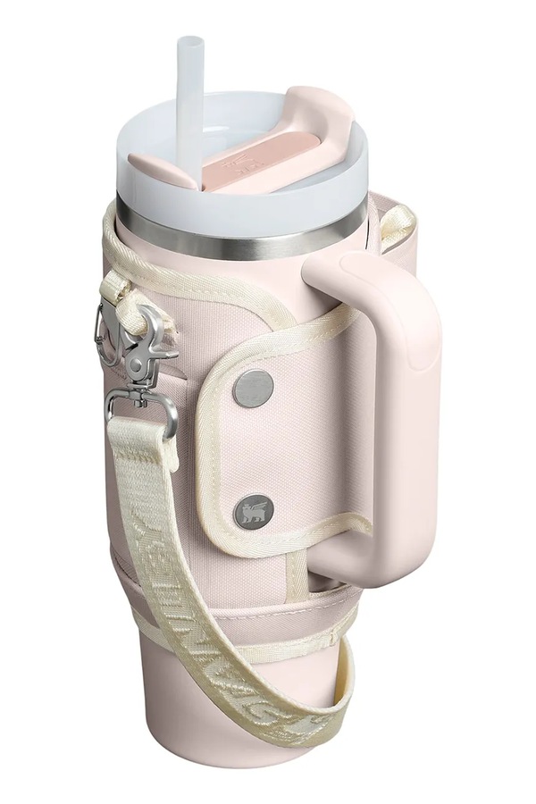Чохол із ремінцем для термочашки Stanley The All-Day Quencher Carry-All 0,89 l колір рожевий