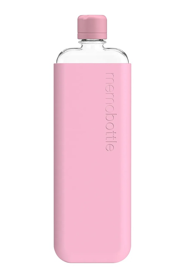 Пляшка для води memobottle Original Slim 450 ml колір рожевий