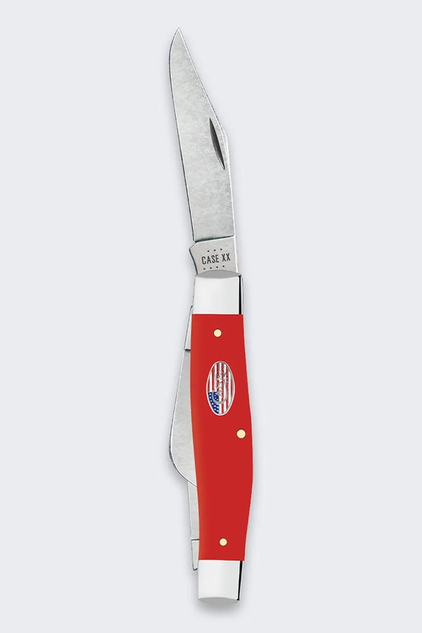 Складний ніж Case American Workman 10,8 cm колір червоний фото 2