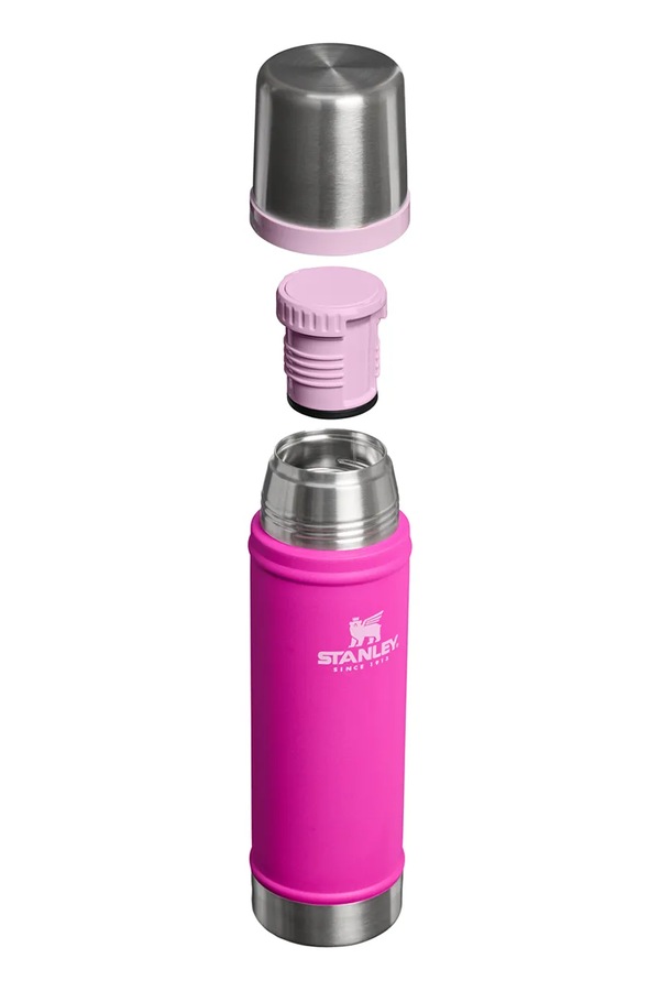 Термопляшка Stanley The Legendary Classic Bottle 0,6 l колір рожевий фото 2