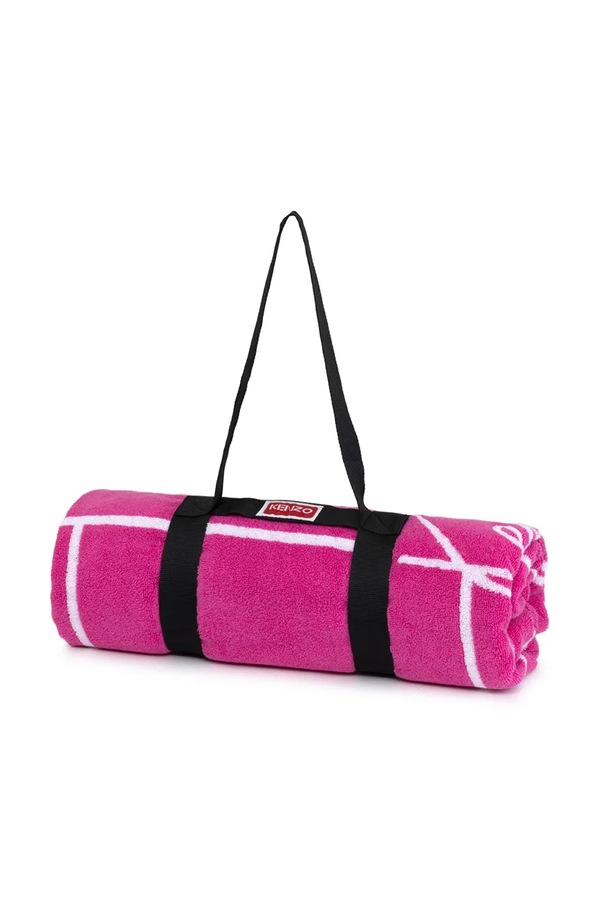 Бавовняний пляжний рушник Kenzo KTATAMI Fuchsia 90 x 170 cm колір рожевий фото 3