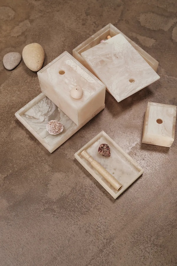 Контейнер для зберігання Ferm Living Mist Box колір бежевий фото 2