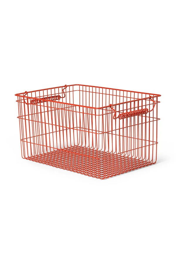 Кошик для зберігання Ferm Living Cala 2-pack колір червоний