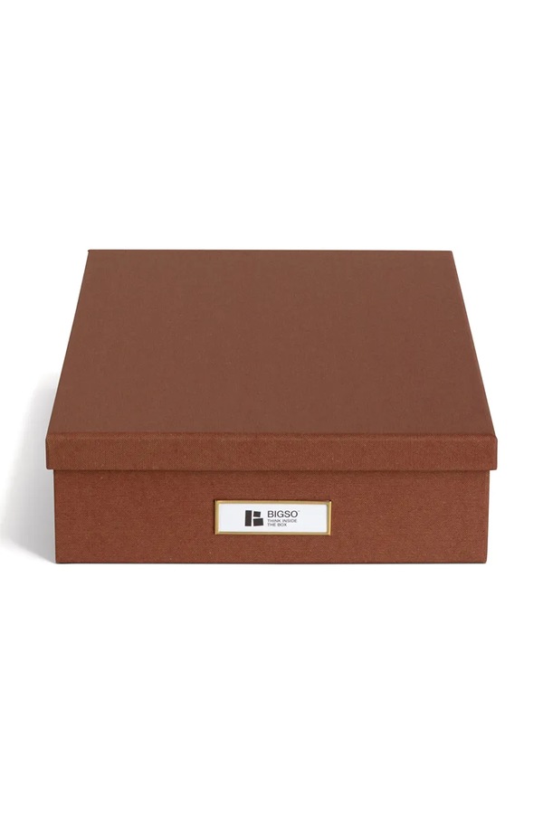Коробка для зберігання Bigso Box of Sweden A4 колір коричневий фото 3
