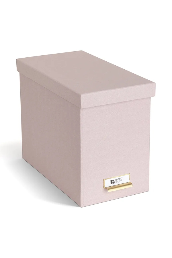 Коробка для зберігання Bigso Box of Sweden колір рожевий