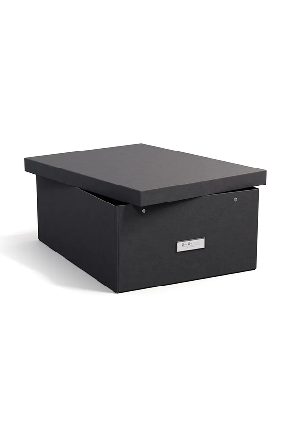 Коробка для зберігання Bigso Box of Sweden XL колір чорний фото 2