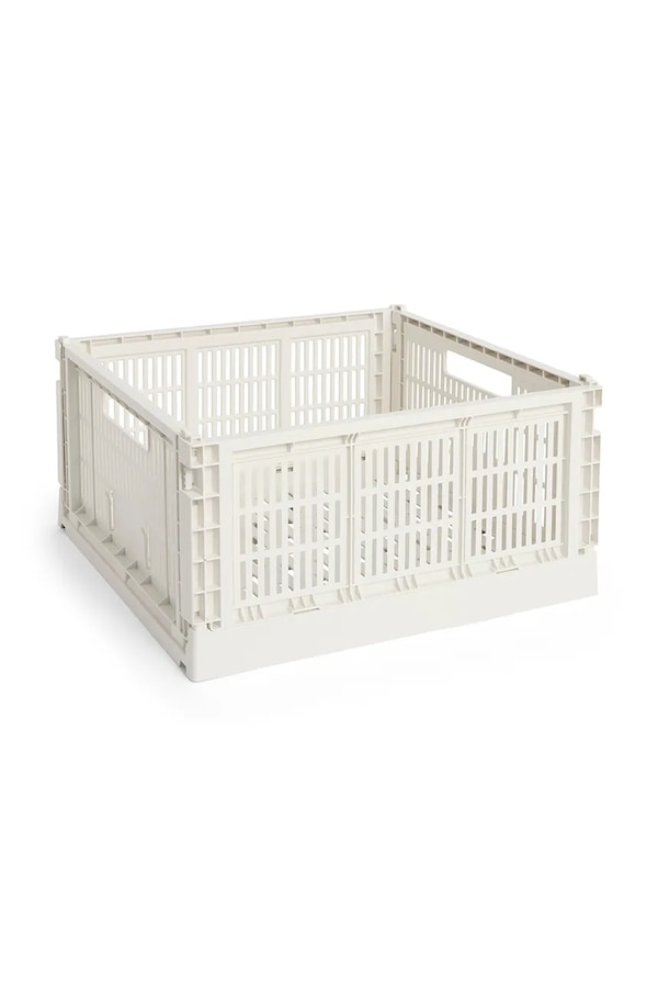 Коробка для зберігання HAY Colour Crate L/18,5 x 34,5 x 53 cm колір білий фото 2