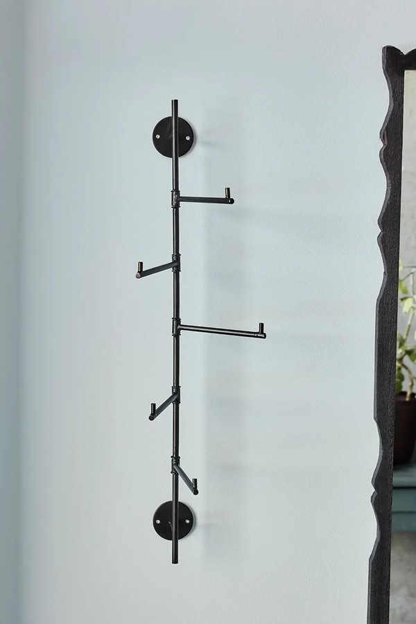 Настінна вішалка House Doctor HDFlex 70,5 cm колір чорний