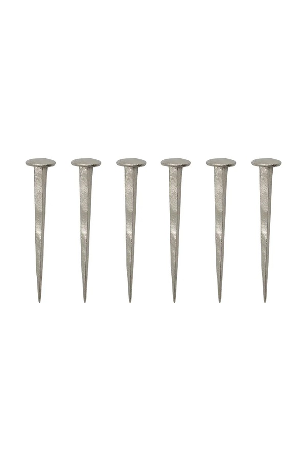 Набір настінних вішалок House Doctor HDWall 8 cm 6-pack колір сірий