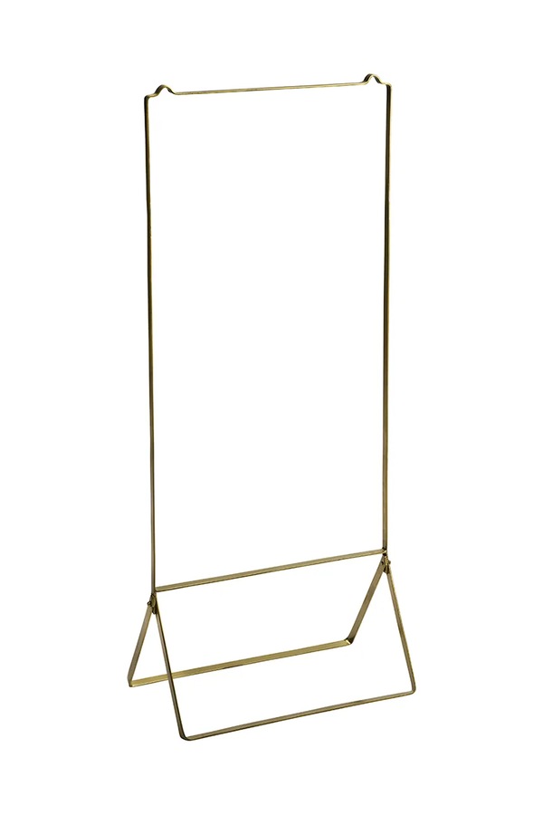 Вішалка для верхнього одягу Madam Stoltz 51 x 25 x 122 cm колір жовтий