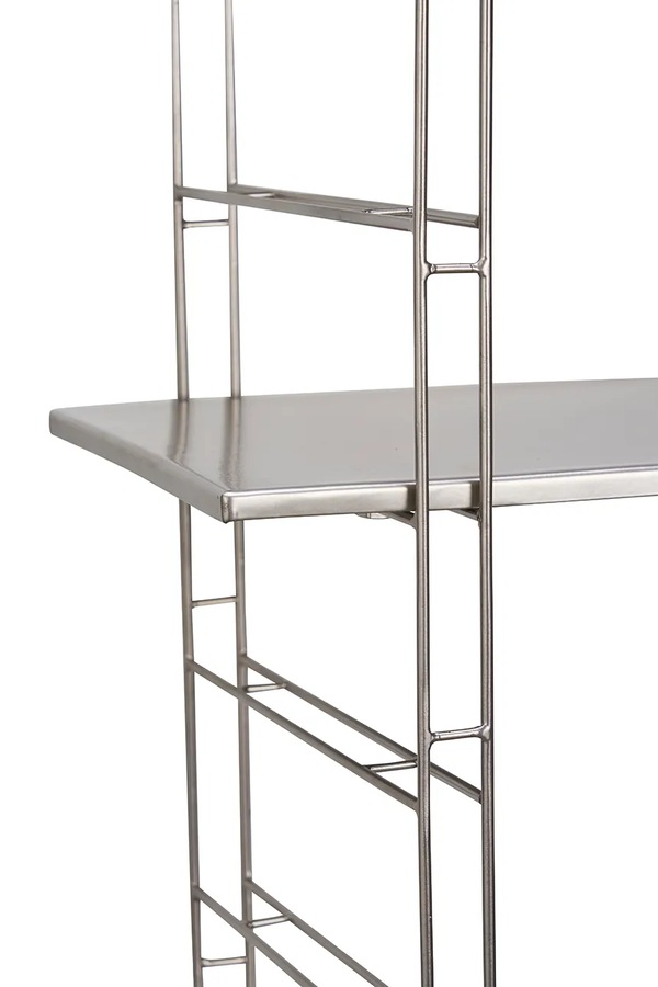 Настінна полиця Madam Stoltz 76 x 26 x 21 cm колір сірий