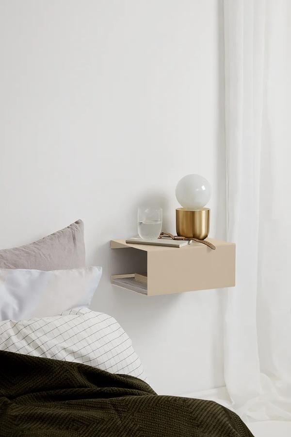 Настінна полиця ReCollector BoxShelf 35 x 25 x 15 cm колір бежевий фото 2