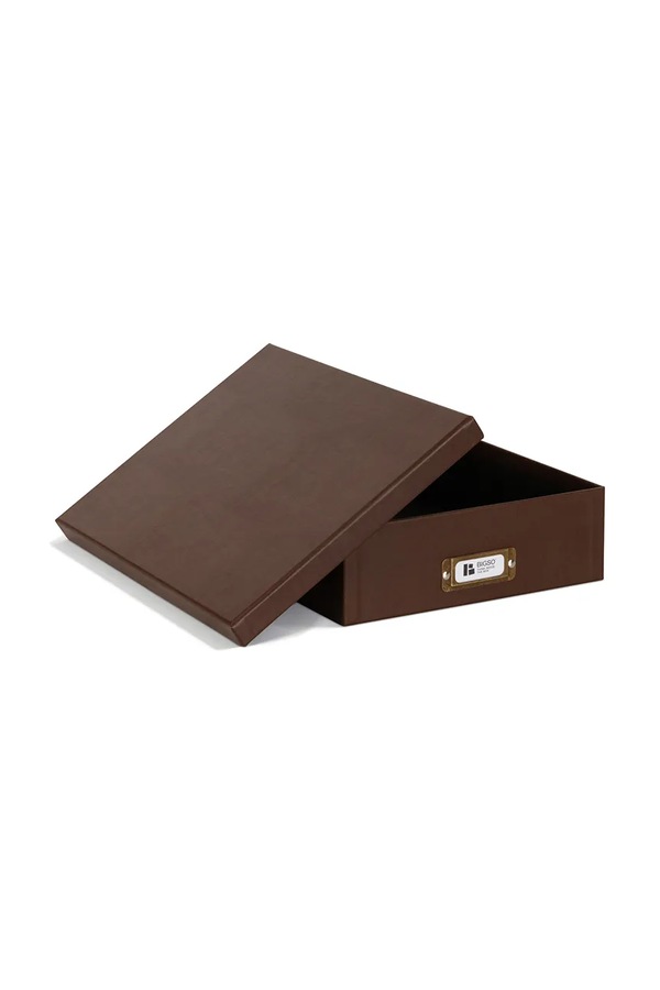 Коробка для зберігання Bigso Box of Sweden Oskar A4 26 x 35 x 8,5 cm колір коричневий фото 2