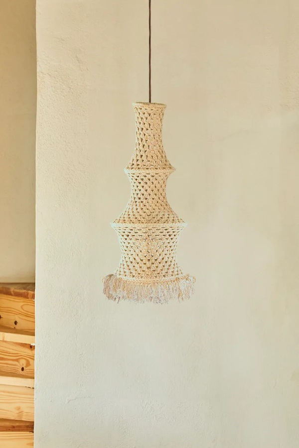 Абажур для подвесной лампы Calma House Pleko 30 x 80 cm цвет бежевый фото 2