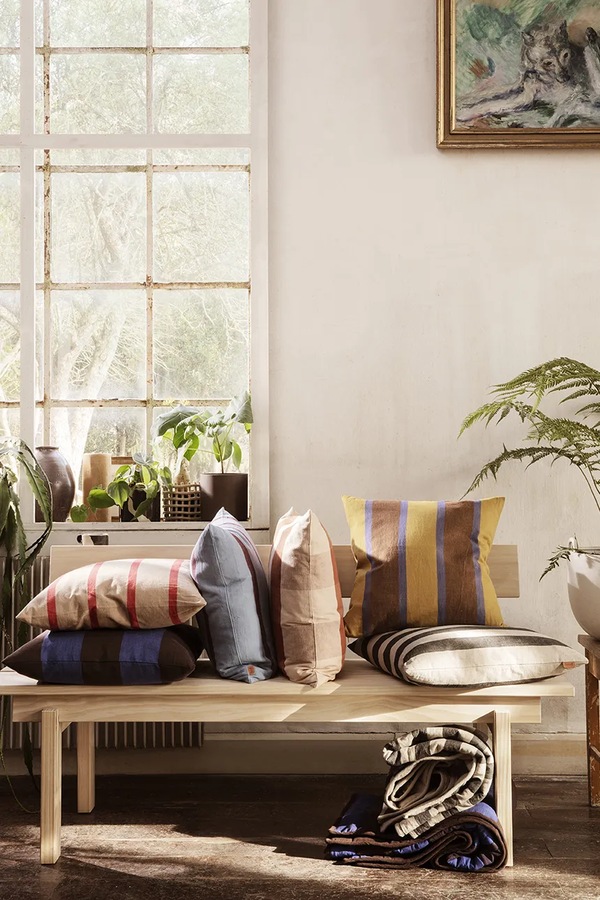 Декоративна подушка Ferm Living Grand колір червоний фото 2