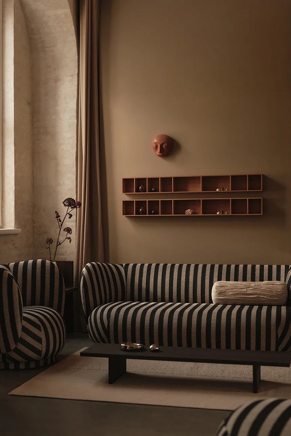 Декоративна бавовняна подушка Ferm Living Falda 60 x 20 cm колір бежевий фото 4