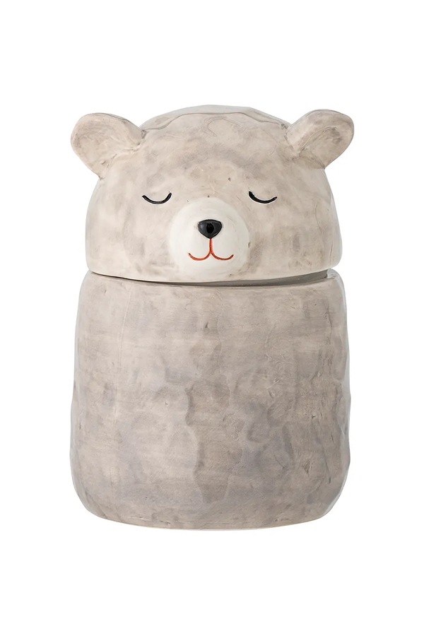 Контейнер з кришкою Bloomingville Puk Jar 440 ml колір сірий
