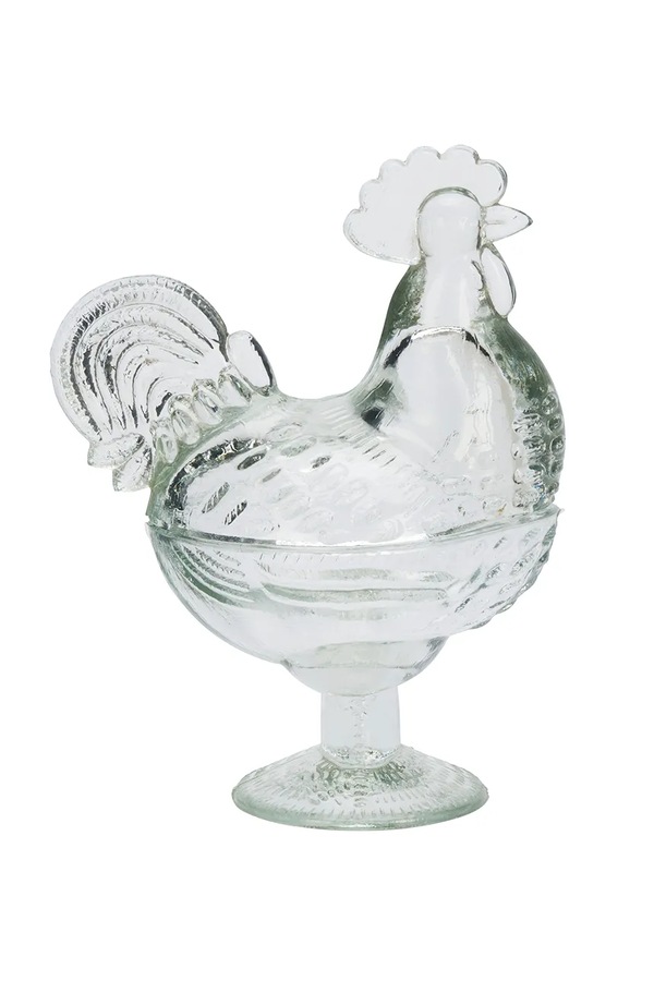 Контейнер для зберігання зі скла Madam Stoltz 16 x 11 x 22 cm