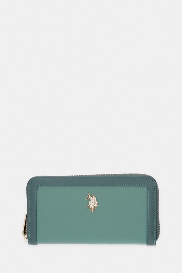 Кошелек женский U.S. Polo Assn. Houston цвет бирюзовый