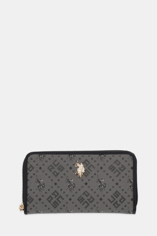 Кошелек женский из искусственной кожи U.S. Polo Assn. New Hampton цвет серый