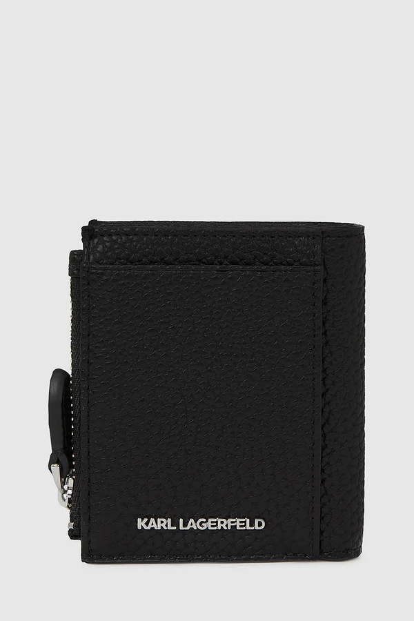 Гаманець Karl Lagerfeld IKON колір чорний