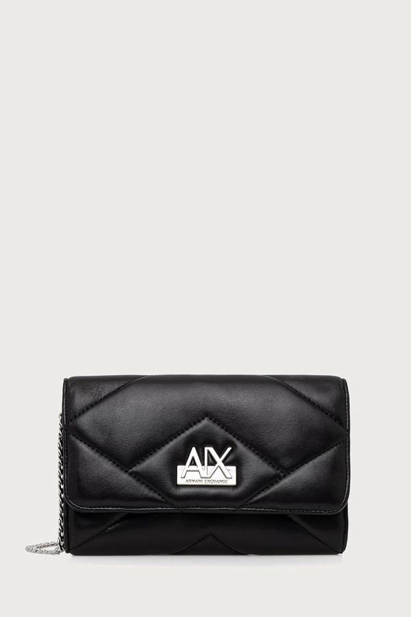 Сумка кросс-боди женская из искусственной кожи Armani Exchange цвет черный