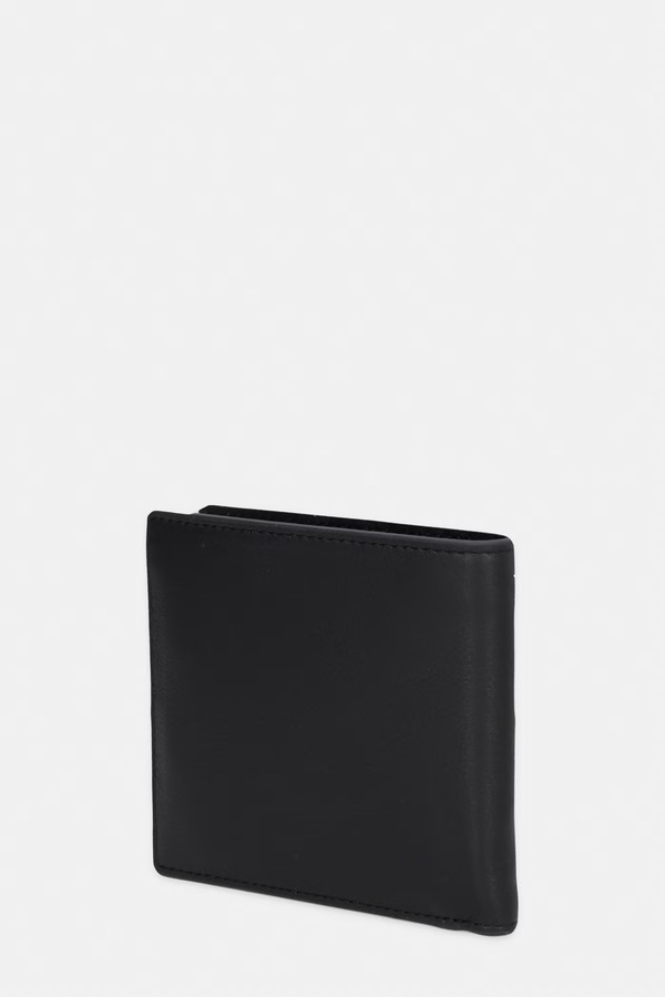 Гаманець чоловічий шкіряний Armani Exchange колір чорний