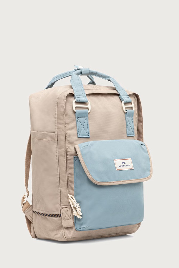 Рюкзак жіночий Doughnut Macaroon Minorstones 16L колір бежевий