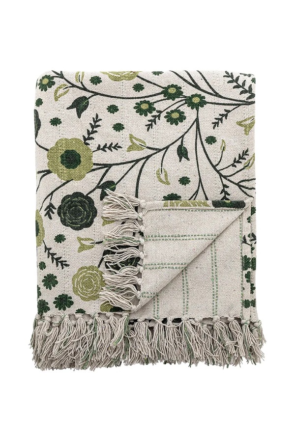 Покривало з бавовною Bloomingville 160 x 130 cm колір бежевий