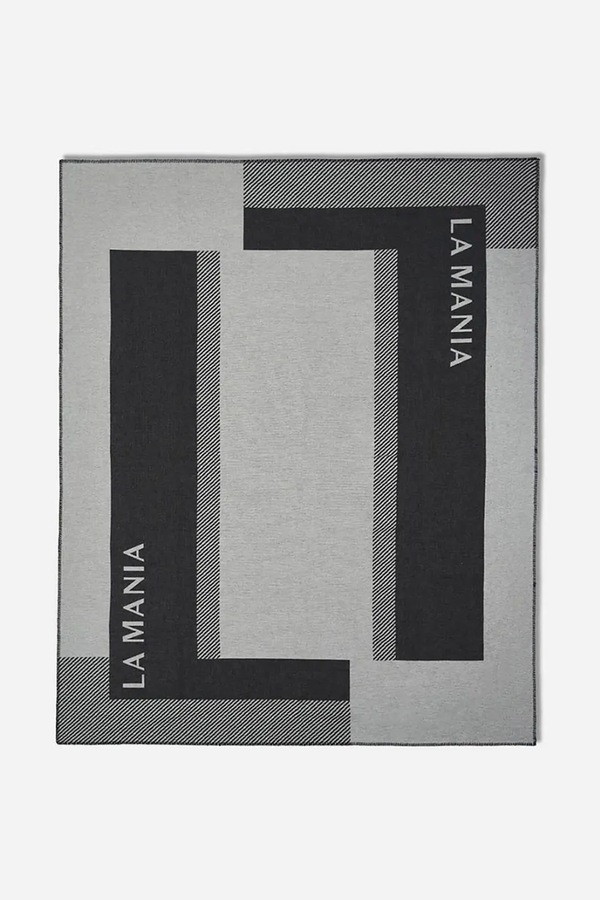 Ковдра з бавовною La Mania 200 x 165 cm колір сірий