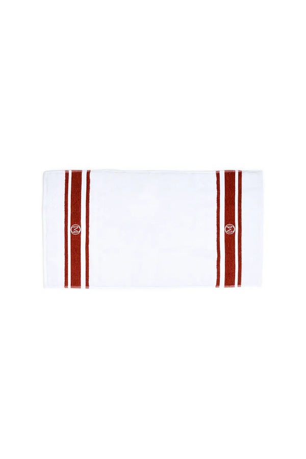 Середній бавовняний рушник Officine Monogram Monogram Linea 50 x 100 cm колір коричневий