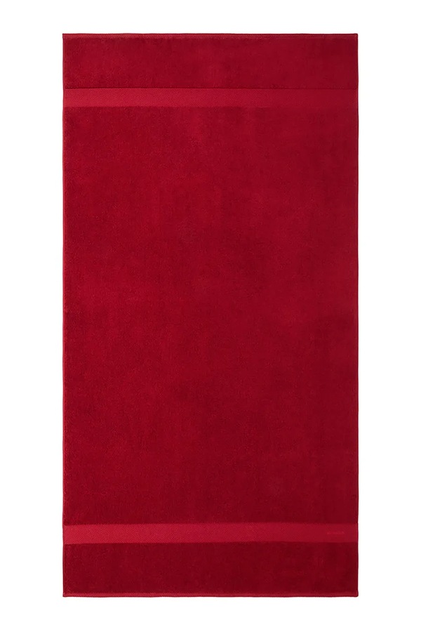 Маленький хлопковый полотенце Ralph Lauren AVENUE Carmin 50 x 100 cm цвет красный фото 2