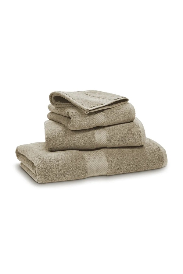 Великий бавовняний рушник Ralph Lauren AVENUE Linen 100 x 183 cm колір бежевий