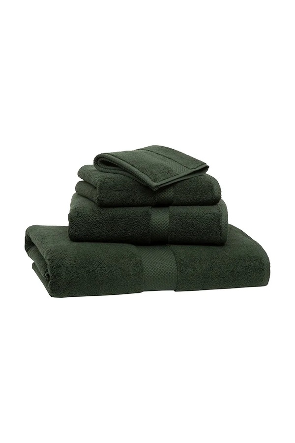 Великий бавовняний рушник Ralph Lauren AVENUE Pine 100 x 183 cm колір зелений