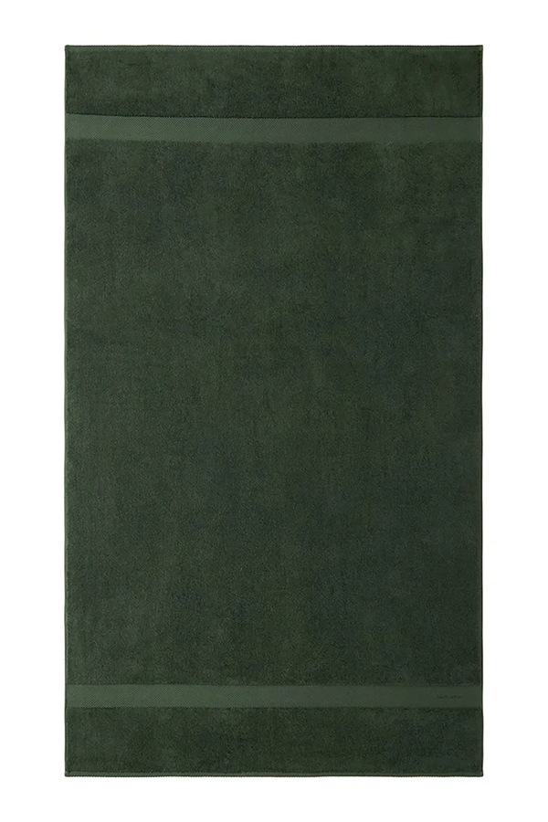 Маленький бавовняний рушник Ralph Lauren AVENUE Pine 50 x 100 cm колір зелений фото 2