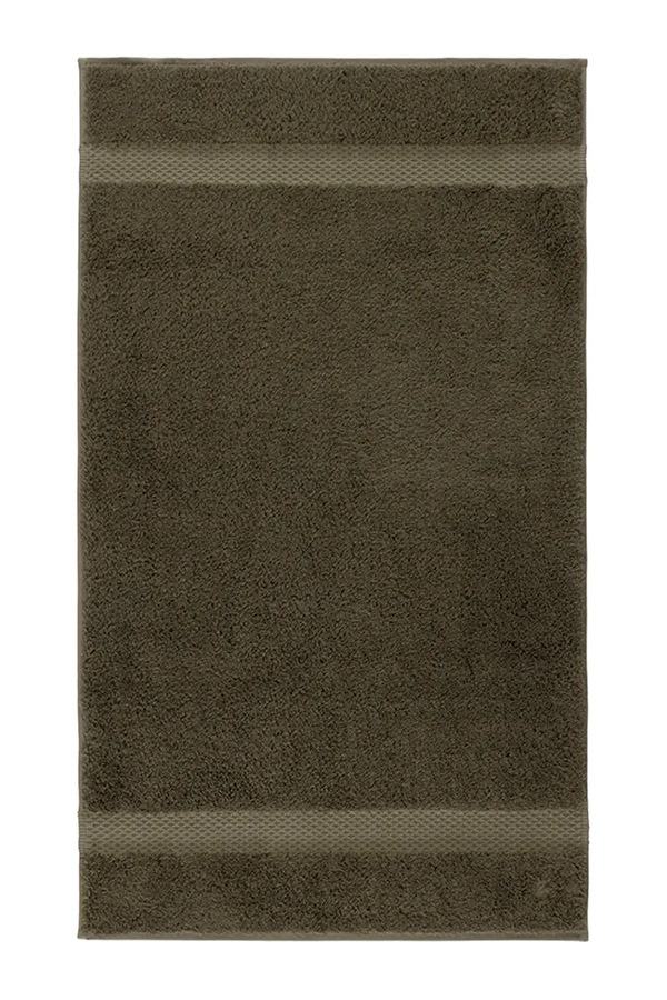 Малый полотенце с хлопком Yves Delorme ETOILE Kaki 45 x 70 cm цвет зеленый