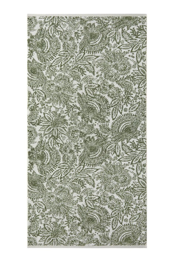 Средний полотенце с хлопком Yves Delorme PATIO 70 x 140 cm цвет зеленый