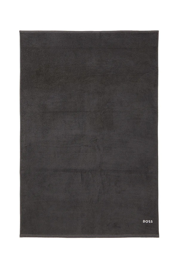 Большой хлопковый полотенце BOSS EDGE Graphite 100 x 150 cm цвет серый