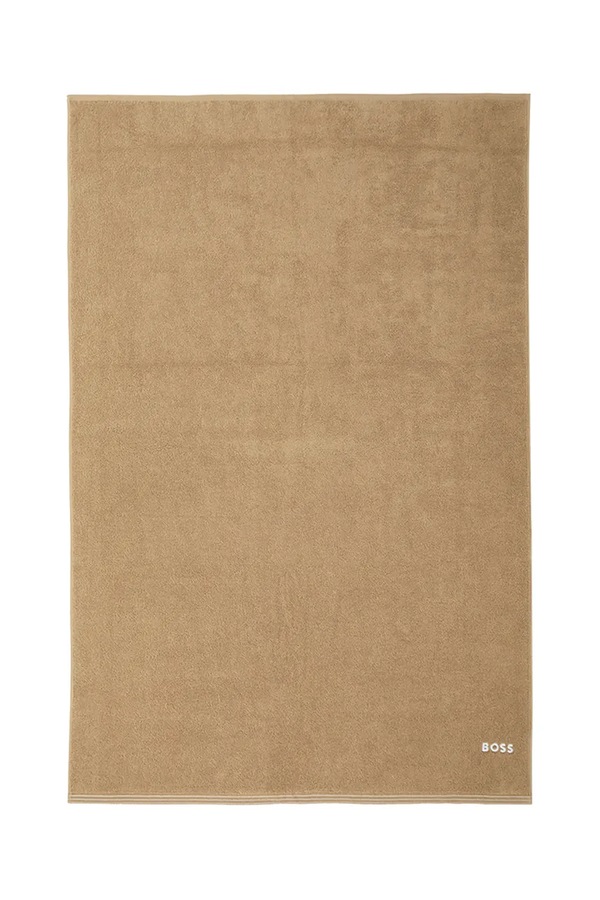 Большой хлопковый полотенце BOSS EDGE Pecan 100 x 150 cm цвет бежевый
