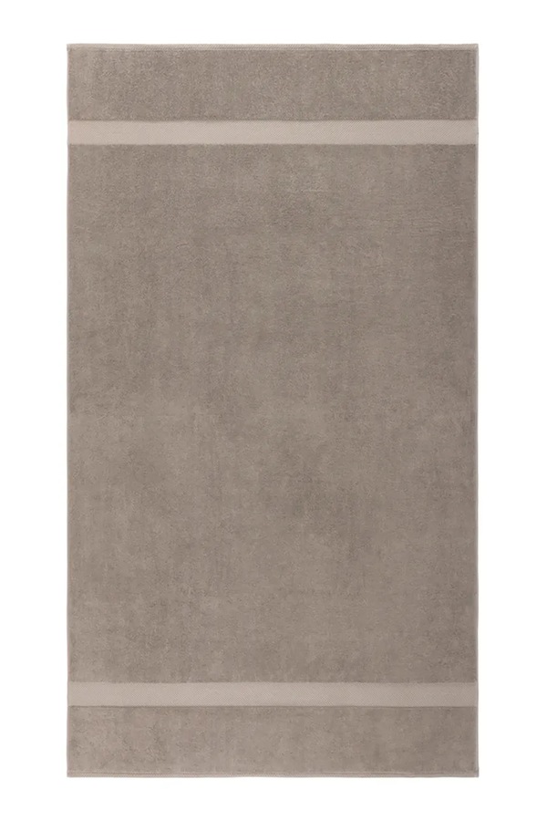 Большой хлопковый полотенце Ralph Lauren DULANEY Fog 100 x 183 cm цвет коричневый