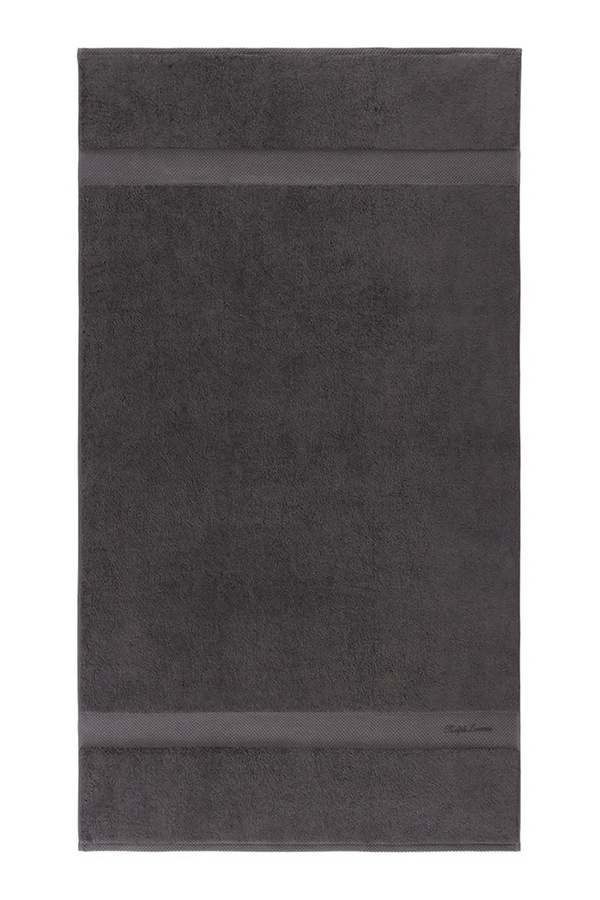 Середній бавовняний рушник Ralph Lauren DULANEY Graphite 75 x 137 cm колір сірий