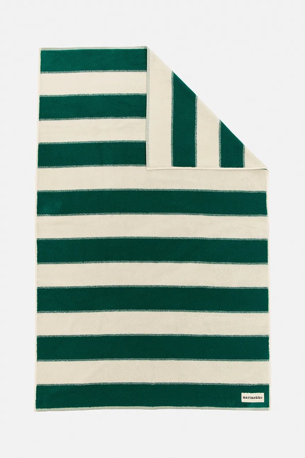 Полотенце хлопковый Marimekko 100 x 160 cm цвет зеленый фото 2