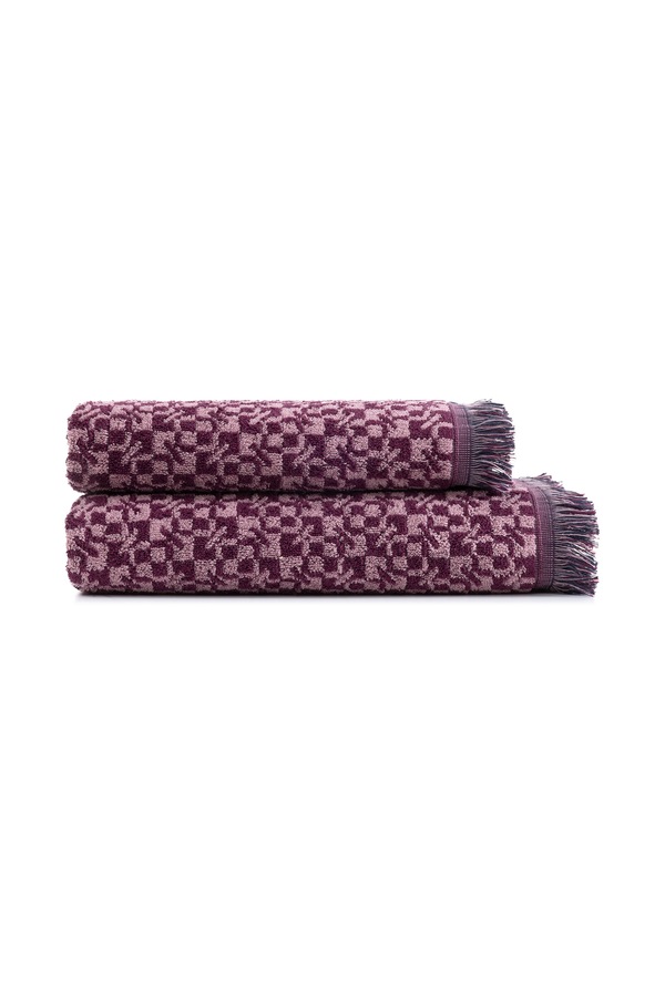 Середній рушник бавовняний Kenzo KA Bordeaux 70 x 140 cm колір бордовий фото 3