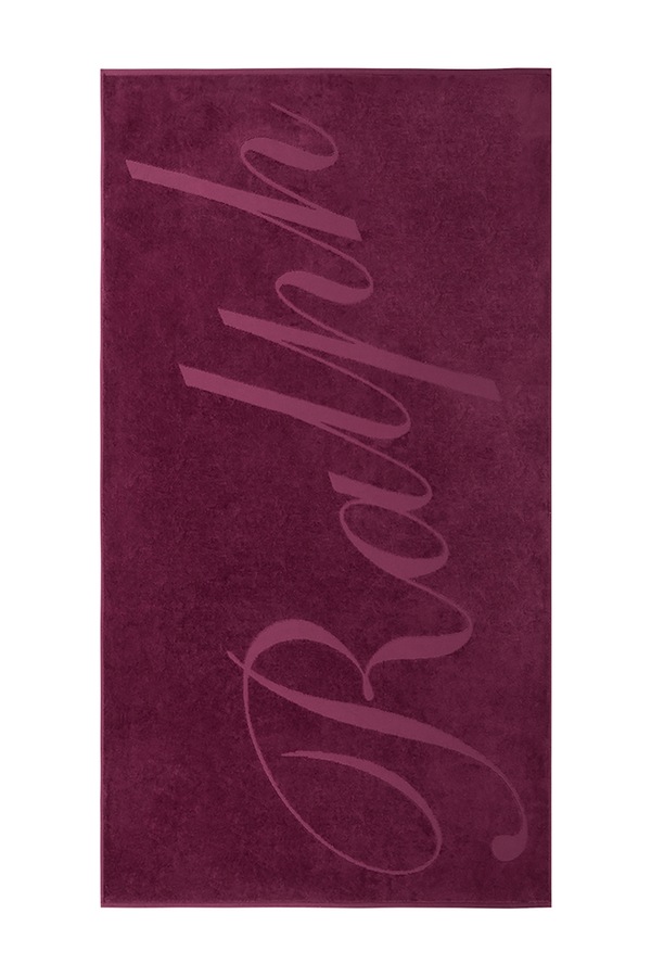 Середній рушник бавовняний Ralph Lauren CLRALPH Merlot 90 x 170 cm колір бордовий