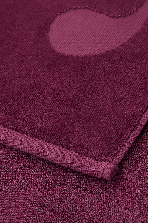 Середній рушник бавовняний Ralph Lauren CLRALPH Merlot 90 x 170 cm колір бордовий фото 3