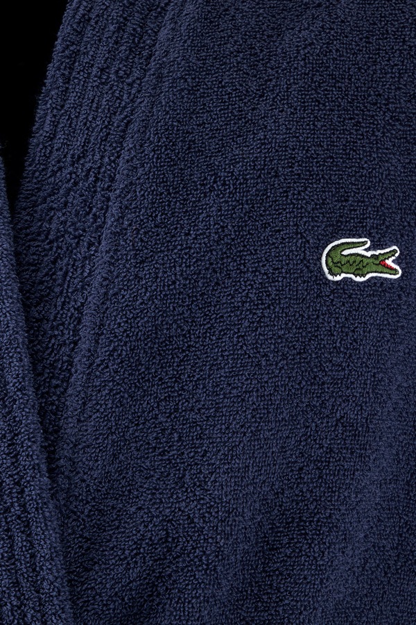 Халат бавовняний Lacoste LLECROCO Marine M фото 3