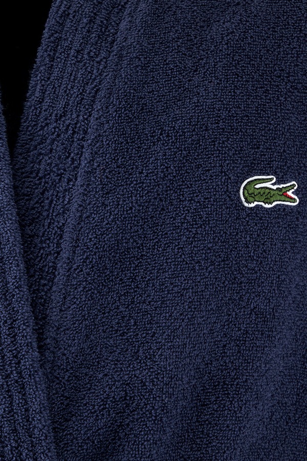Халат бавовняний Lacoste LLECROCO Marine L фото 3