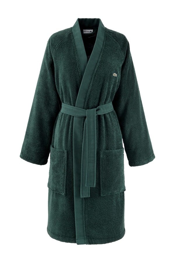 Халат бавовняний Lacoste LBLASON Vert M