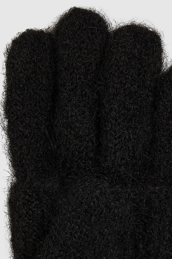 Рукавички Karl Lagerfeld IKON колір чорний фото 4