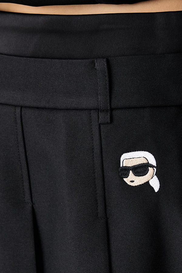 Плісирована спідниця Karl Lagerfeld IKON колір чорний фото 4
